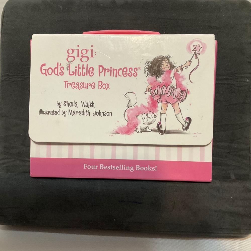 Gigi God's Little Princess Treasure Box 4 Book‎ Set Sheila Walsh Tommy Nelson
